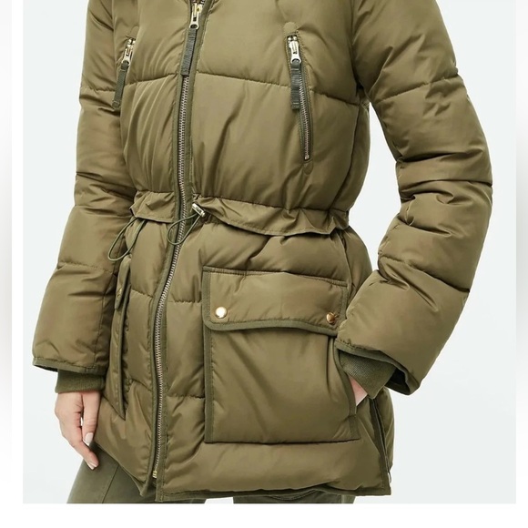 JCrew Sz LP Chateau Puffer Jacket with PrimaLoft - Picture 3 of 9